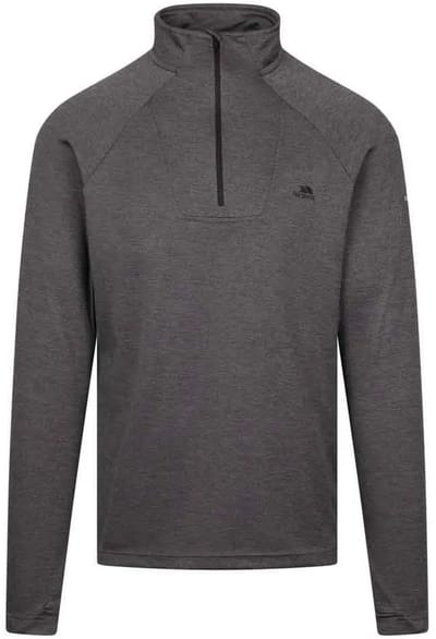 Trespass Valin Sweatshirt Met Halve Rits Grijs XL Man