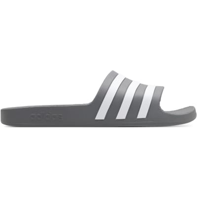 Adidas adilette Slippers en Sandalen Heren - Grijs - Maat 41 1/3 - Plastic