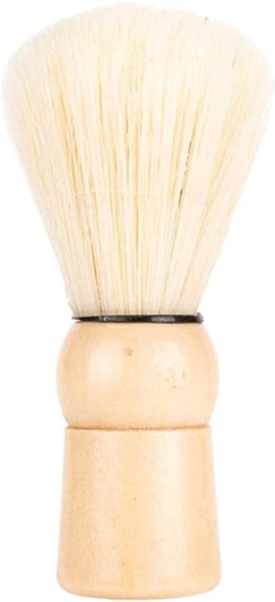 Professionele Nekborstel voor Kappers - Zachte Haarveger met Houten Handvat voor Effectieve Reiniging en Styling in de Kapperszaak en Thuis