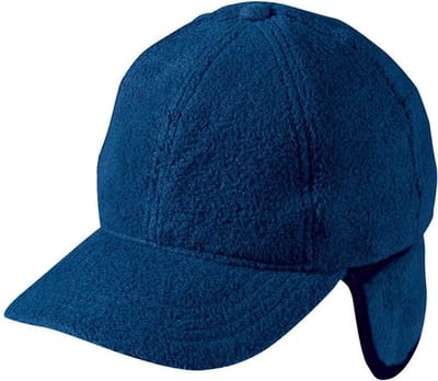 Myrtle Beach Volwassenen Unisex 6 Panel Fleece Cap met Oorkleppen (Marine)