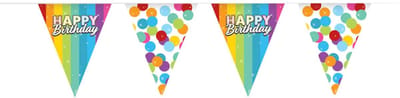 Folat BV - Bunting Rainbow Happy Birthday 6mtr.