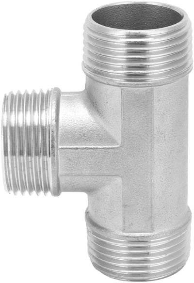 Dailygoods - T Shape Male G1in Male Thread - T Adapter - 1 Inch - Duurzaam - Toepassing voor Groenhuismateriaal - 20 Stuks