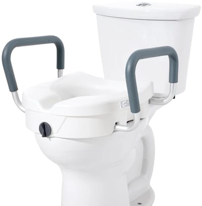 Toiletverhoger met Armleuning - Toiletstoel - Volwassenen - hygiënisch