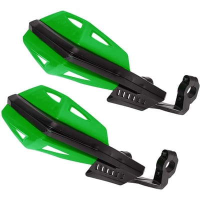 Protège-mains de moto 78 pouces 22 mm ABS, protection antichute universelle pour moto électrique vert