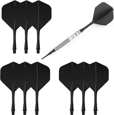 Dartpijlen met Geïntegreerde Vlucht en Shafts - Dart Accessoires