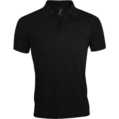 SOLS Heren Prime Poloshirt (Zwart)