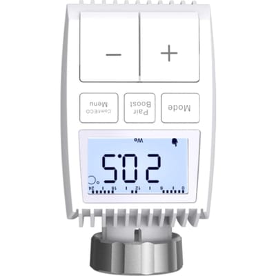 ZigBee Thermostat de radiateur régulateur de température de chauffage ZigBee 3.0 TRV jauge de contrôle de température Zigbee Version white