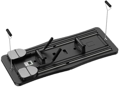 Pilates Board - Pilates Reformer - Multifunctioneel - Fitnessapparaat - Buikspier Oefenbord - Zwart