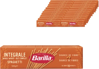 Barilla Spaghetti Integrale - Traditioneel Italiaans - Pasta - 24 x 500g