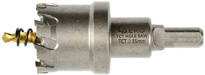GEKO Carbide gatenzaag - 35 mm - titanium boor - hoge precisie