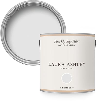 Laura Ashley Muurverf Mat 2.5L Sugared Grijs Wit