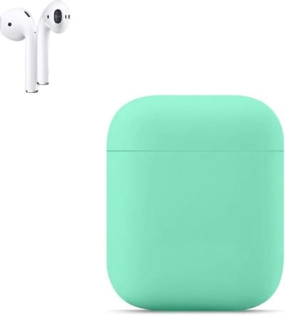 Apple AirPods Siliconen Hoesje | Groen | Bescherm Hoesje | Case geschikt voor Apple AirPods 1 en 2