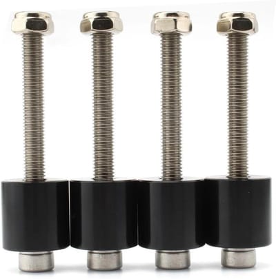 Stuurverhogers Motorfiets - Verhogingsklemmen - Comfortabel Rijden - Aluminiumlegering - 2.54 cm - Zwart