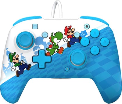 PDP Rematch Glow - Gaming Controller - Jack - Geschikt voor Nintendo Switch/OLED - Mario Escape