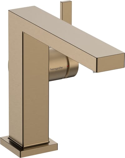 hansgrohe Tecturis E - Wastafelkraan - Ééngreeps bediening - CoolStart energiebesparend - Zonder waste - 110mm maat - Brushed Bronze