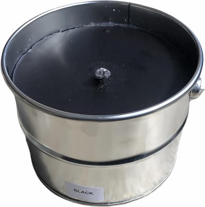 Rustik Lys - Buitenkaars in blik -  Zwart - 50u