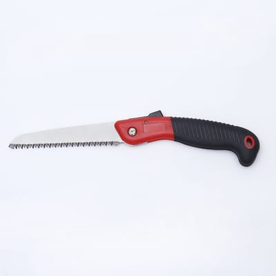 Inklapzaag met drie tanden - Mini handzaag, Geschikt voor hout, metaal, PVC en tuin
