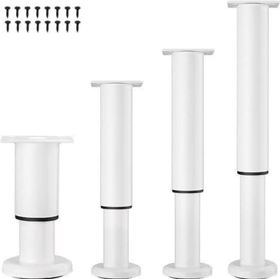 Verstelbare Metalen Meubelpoten voor Meubels - Set van 4 - Hoogte 8-42 cm