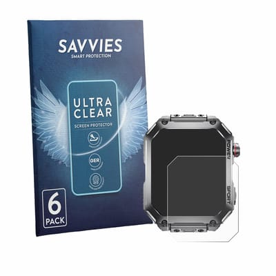 Savvies - Screenprotector voor Benyar Smart EF2 PRO-D - Folie Beschermfolie transparant 6 Stuks