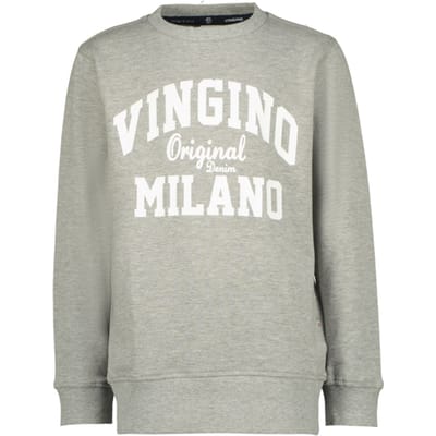 Vingino Crewneck-classic-logo Grey Mele Größe: 4 | Strickjacken Outlet | Unisex | Grau