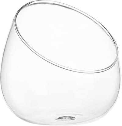 Dailygoods- Bubble Cup - Heldere Glazen Terrarium Vaas - Decoratieve Plant Kom - Ronde Snoepglas - Afschuining voor Betere Kijkhoek - Transparant Glas