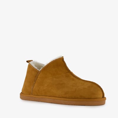 Thu!s halfhoge heren pantoffels bruin - Maat 40 - Sloffen
