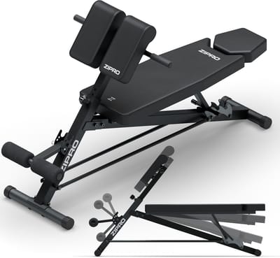 ZIPRO Core Rookie - Trainingsbank - Max. 220 kg - Romeinse bank en dipstang - Bankdrukken - Thuisgym profiel 50