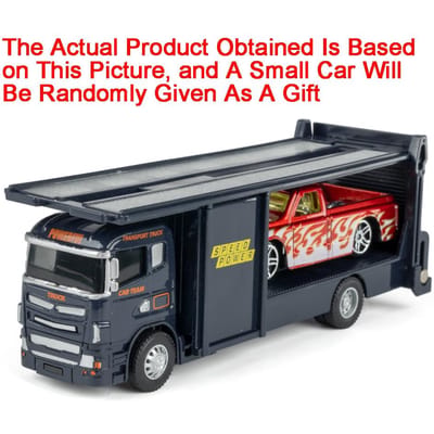 1:64 Model Speelgoedauto's Diverse Mini Bouwvoertuigen Metaal Diecast Container Legering Trailer Terugtrek Deur Geopend Voor Kinderen Cadeaus