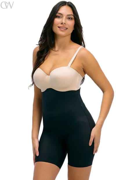 Magic Extra Sterk corrigerende boxershort - Ultra sexy Hi-bermuda - Shapewear - Zwart / M