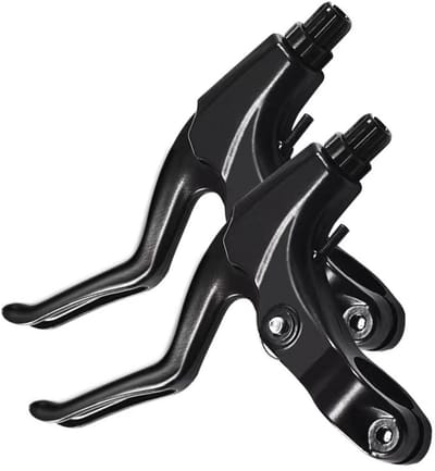 Oneay 1 paar fietsremhendels, aluminiumlegering fietsremhendels, fietsremhendels voor racefietsen, mountainbikes en BMX-fietsen - Zwart