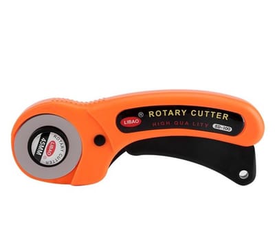 Dailygoody - Schneider Rotatieve Cutter 45 mm - Voor Stof, Papier en
