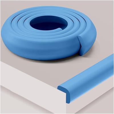 Schuim Veiligheidsstrips - Hoekbeschermer Pad - Meubels Beveiligen - Hoge Dichtheid Schuim - 2 Meter - Blauw