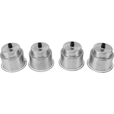 4 pièces Porte-gobelets étanches robustes résistants à la rouille Inserts de porte-gobelet avec trou de drainage pour tableau de bord de bateau, camping-car, voiture, comptoir