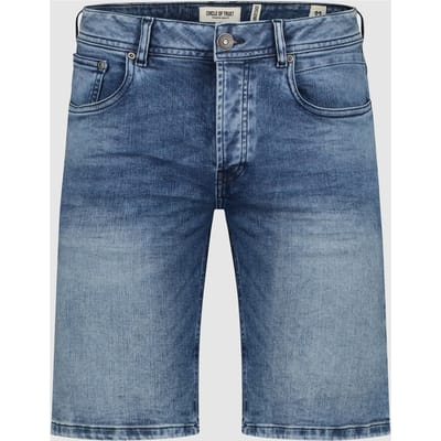 Circle of Trust Connor Denim Short Nighty Blue Size: W25 | Denim Shorts Outlet | Heren | Blauw