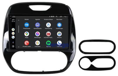 CarPlay autoradio geschikt voor Renault Captur | 2017 t/m 2019 | Android 13 | Draadloos Apple CarPlay & Android Auto | 2GB + 32GB | QuadCore processor | Denago DNG-A246 | 2025 model | 2017 2018 2019 | Bluetooth & Wifi