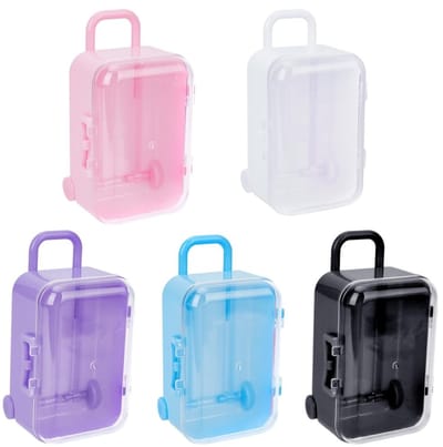 Dailygoods - Set van 5 Mini Koffer Opbergdozen voor Cosmetica en Gifts