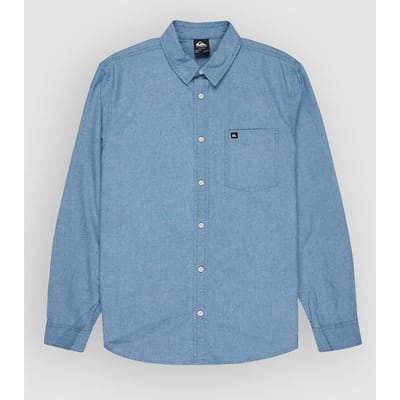 Quiksilver Yosemite Chambray Overhemd Met Lange Mouwen Blauw L Man