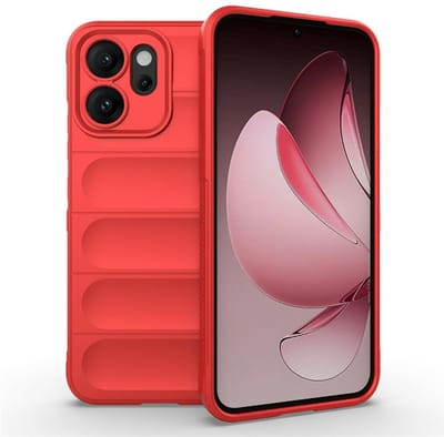 Coverup Hoesje - Geschikt voor OPPO Reno14 Hoesje - Coverup Hands-On Rugged Back Cover - Rood