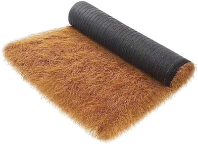 Synthetisch Rietdak - Kunstgras Rol - Tuindecoratie - Waterdicht PE Materiaal - 1 x 5 m - Geel