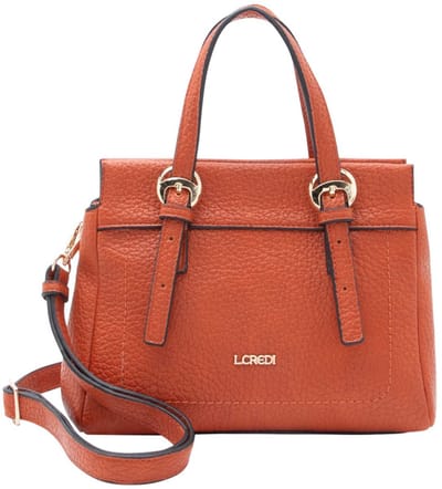 L.CREDI handtas schoudertas Ramira Mini Handbag Burned Orange terracotta