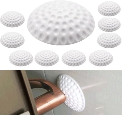 10 stuks - Deurstopper - Muurbeschermer - Zelfklevende Herbruikbare - Deurknoppen Bumper — Schokabsorberende Siliconen Muurbeschermers - voor Deurknoppen, Muur, Kasten, Meubels, Deurklinken