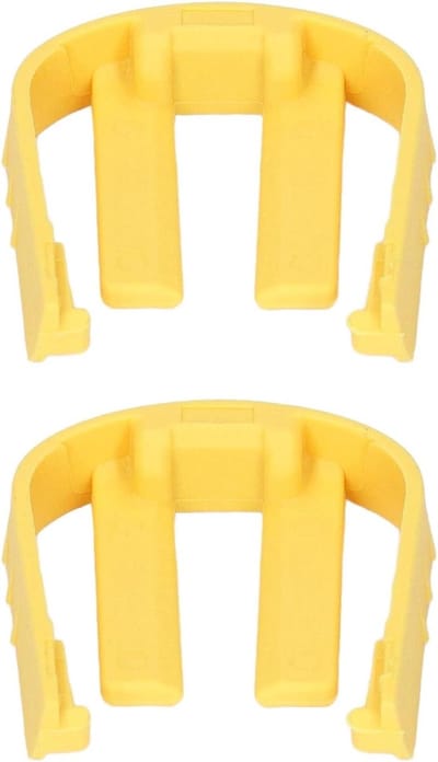 Hogedrukreiniger Koppelingen - Snelkoppelingen Set - Auto Poetsen - Duurzaam Plastic Materiaal - 2 Stuks - Geel