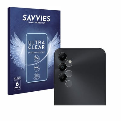 Savvies - Screenprotector voor Samsung Galaxy A05s (ALLEEN Camera Lens) - Folie Beschermfolie transparant 6 Stuks