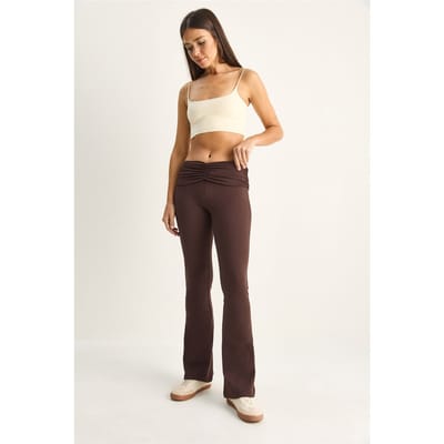 Hoge Taille Flared Leggings