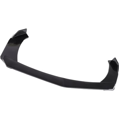 Spoiler Lèvre Déflecteur Bas de Pare-chocs Avant Universel Diffuseur Bas Menton Kit Carrosserie Auto Style Fibre de Carbone black