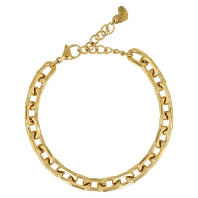 My Bendel - Schakelarmband Goud, Fijn Detail, Groots Effect - met Luxe Cadeauverpakking | Sieraden Voor Dames