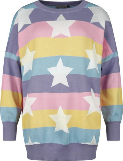 Banned Momo Jumper Dames Gebreide trui - meerkleurig - S