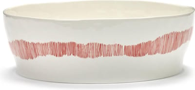 Serax - Ottolenghi Feast - Saladeschaal - Wit/Rood - 28 Ø