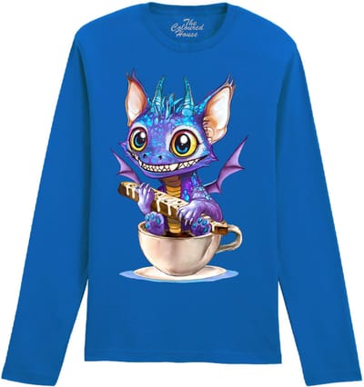 Draak Espresso Dragon The Coloured House Longsleeve T-shirt XXL