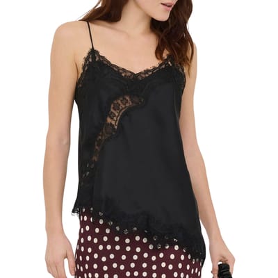 Jacqueline de Yong Jdy fifi asymmetrische singlet met kant 15379243